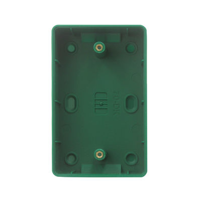 Зеленый цвет пластиковое Backbox 115*70*30mm PB70G