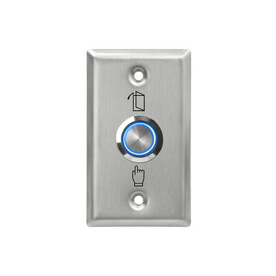 Кнопка нержавеющей стали планшайбы HS50L 86*50mm тонкая, вывела наружу NO/NC/COM, со светом СИД